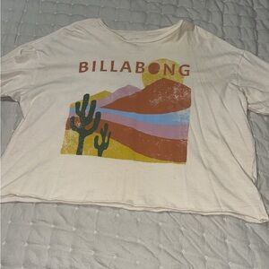 Billabong Desert Scene Tee with Red and Yellow